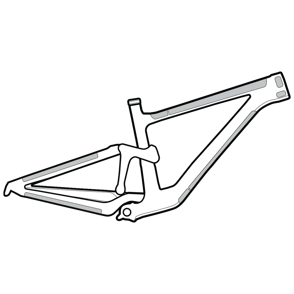 Lizard Skin Frame Kit Clear CBPDS5000