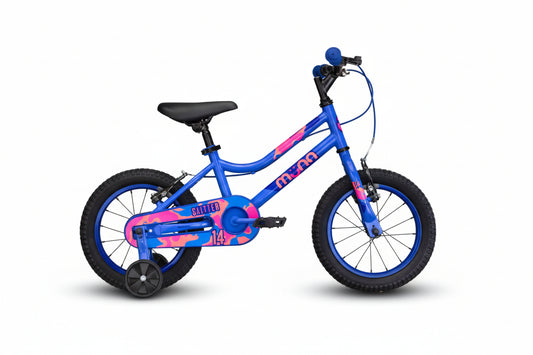 Muna Bike Pedal Pink Glitter 14"