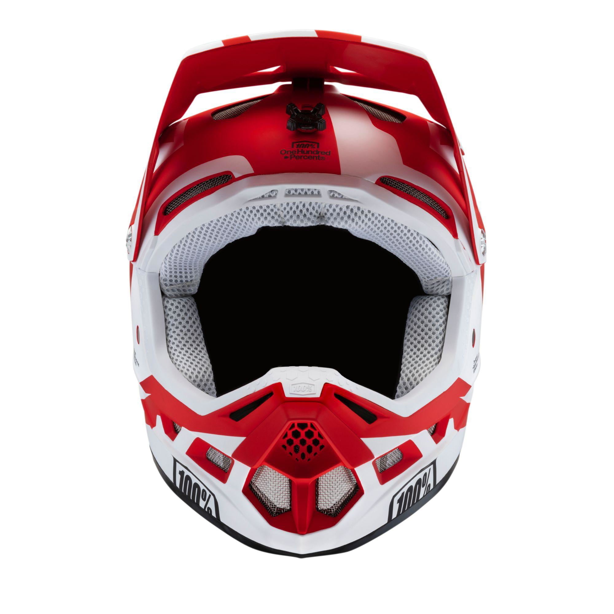 セキュリティ・セーフティ 100%AIRCRAFTDH HELMET MPS.DEXTER RED 100% Helmet Aircraft Composite – Finish Line Cycles