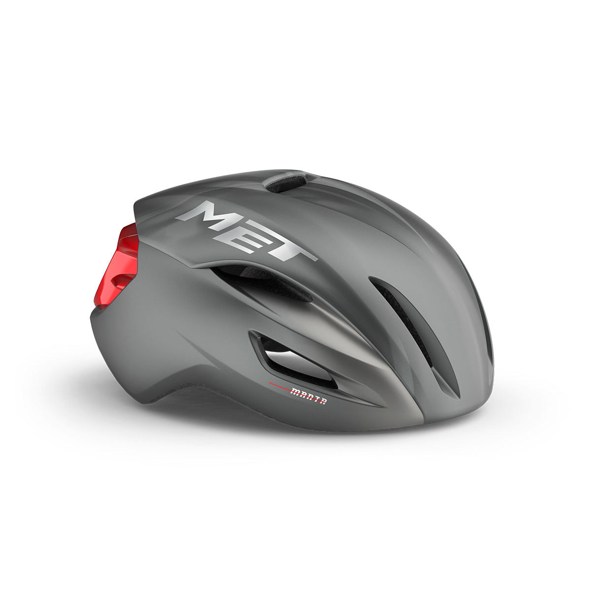 Met Helmet Manta Mips Silver Red